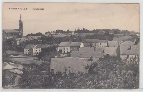 55232 Feldpost Ak Florenville Belgique Panorama 1918