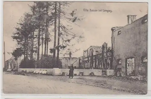 55214 Poste de terrain Ak Ville Besse à Longwy 1ère Guerre mondiale 1915