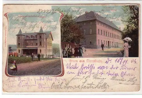 55163 Mehrbild Ak Gruss aus Ehrenhain Gasthof / Restaurant Bergschlösschen 1906