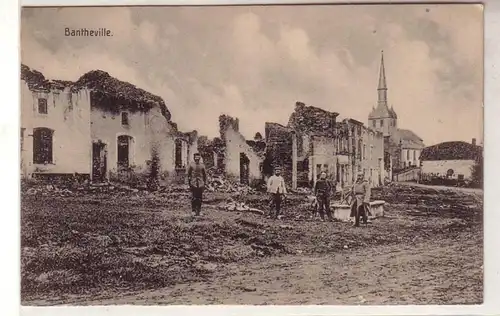 55139 Ak Bantheville France France Destruction 1ère Guerre mondiale 1915