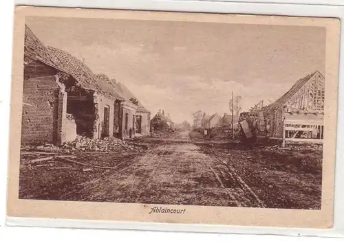 55127 Ak Ablaincourt France France Destruction 1ère Guerre mondiale 1916