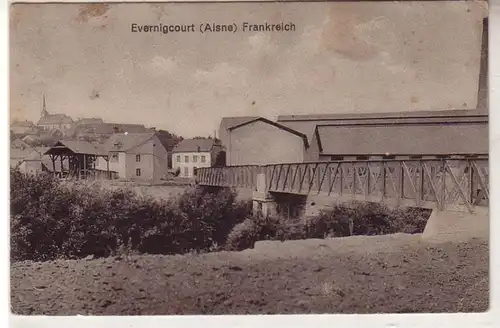 55119 Feldpost Ak Evernigcourt (Aisne) France 1915