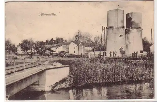 55117 Poste de terrain Ak Bétheniville France France Destruction 1ère Guerre mondiale 1915