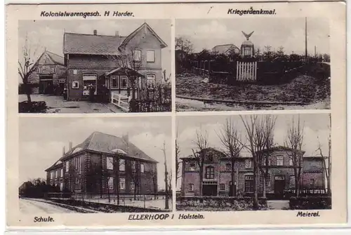 55092 Mehrbild Ak Ellerhoop in Holstein Meierei usw. 1930