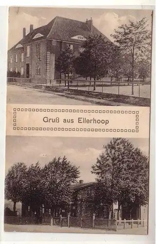 55091 Multi-image Ak Salutation de Ellerhoop Vues de la ville 1926