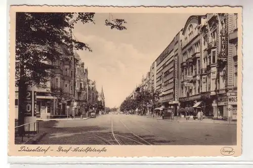 55054 Ak Düsseldorf Graf Adolfstrasse vers 1940