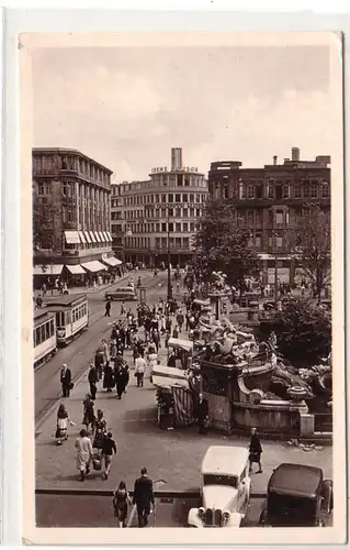 55032 Ak Düsseldorf Corneliusplatz 1952