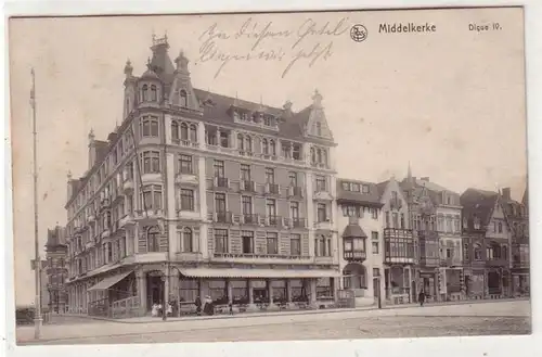 55027 Feldpost Ak Middelkerke Belgique Hotel de la Plage vers 1915