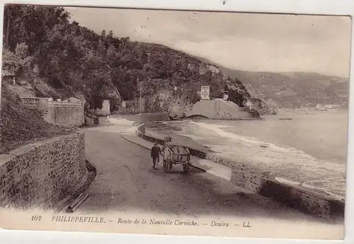 54988 Ak Philippeville Route de la Nouvelle Corniche 1913