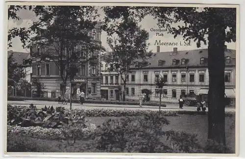 54942 Ak Meerane in Sachsen Georgenplatz 1940