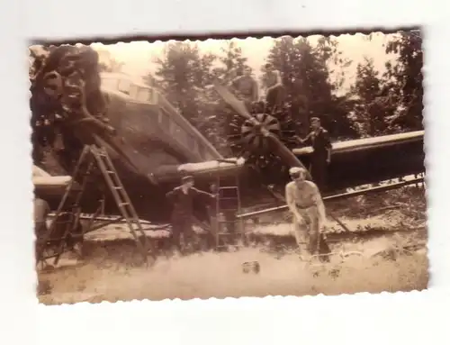 54922 Original Photo d'avion Entretien Ponyatovka à Smolensk 1943