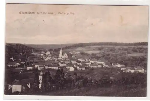 54912 Feldpost Ak Biberkirch Dreibrunnen Vallerysthal Frankreich France 1916