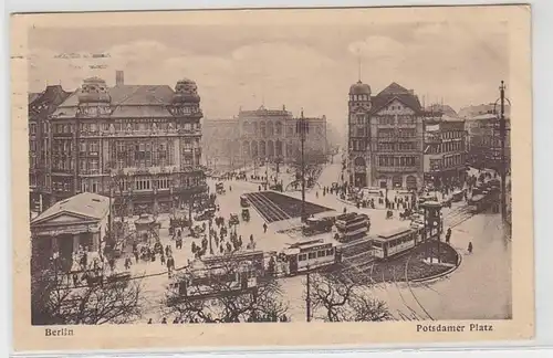 54834 Ak Berlin Potsdamer Platz avec trafic 1925