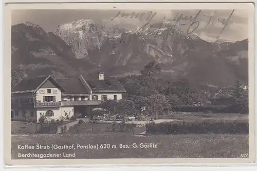 54821 Ak Berchtesgadener Land café Strub 1933