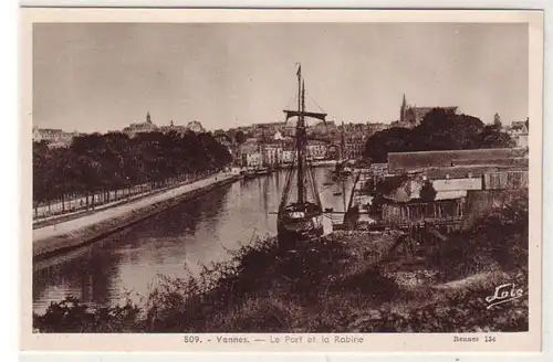 54764 Ak Vannes Frankreich France Le Port et la Rabine um 1920