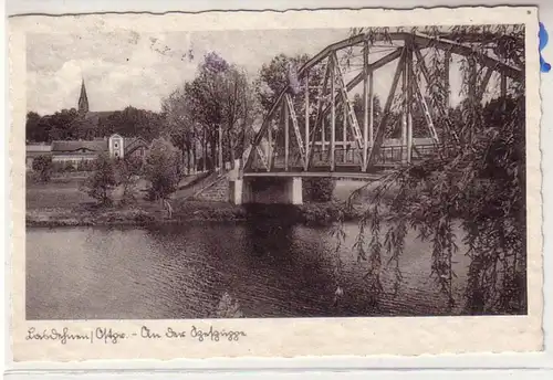 54730 Ak Lasdehnen Ostpreussen an der Szeschuppe 1938