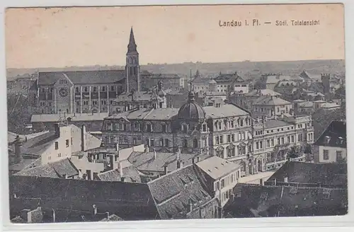 54692 Ak Landau dans le Palatinat vue totale sud 1942