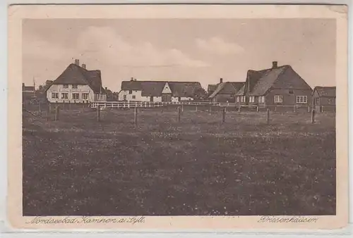 54690 Feldpost Ak Mer du Nord Bad Kampen sur Sylt Friesenhausen 1941