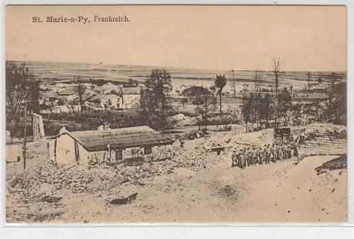 54674 Feldpost Ak St. Marie á Py Frankreich France im 1. Welktkrieg um 1915