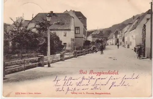 54637 Ak Bad Berggiesshübel Strassenansicht 1903