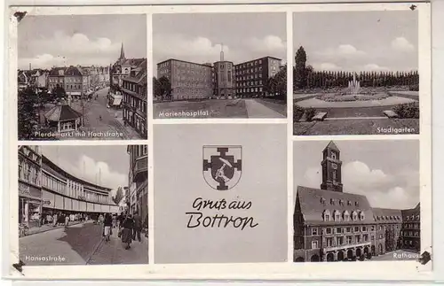 54632 Mehrbild Ak Gruß aus Bottrop 1955