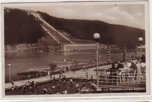 54630 Ak Hengsteysee Strandbad et centrale électrique 1935