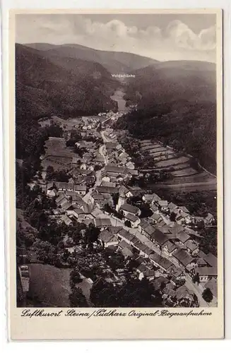 54581 Ak station thermale Steina résine sud originale photographie aérienne vers 1930