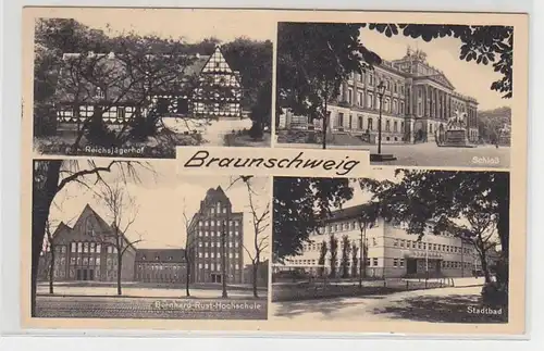 54580 Mehrbild Ak Braunschweig Reichsjägerhof usw. 1943