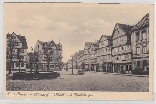 54578 Ak Bad Sooden Allendorf Markt mit Kirchstrasse 1940