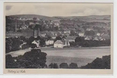 54574 Ak Kettwig à la Ruhr Vue totale vers 1940