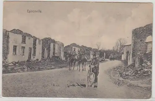 54568 Ak Epinonville Frankreich France Zerstörungen 1. Weltkrieg um 1915