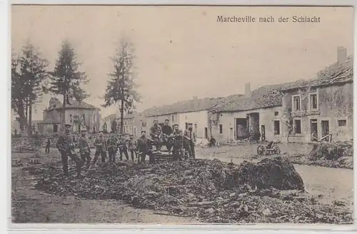 54562 Poste de terrain Ak Marcheville France France après la bataille de 1915