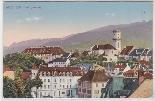 54546 Ak Delèmont Delsberg Schweiz Vue Génerale um 1915
