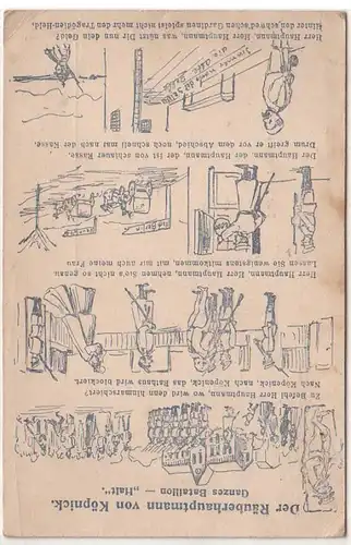 54500 Humor Ak Le capitaine de voleur de Köpenick vers 1910