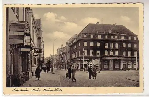 54481 Ak Neumünster Martin Martens Place vers 1940