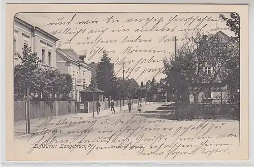 54455 Ak Luftkurort Langebrück Dresdner Strasse 1910