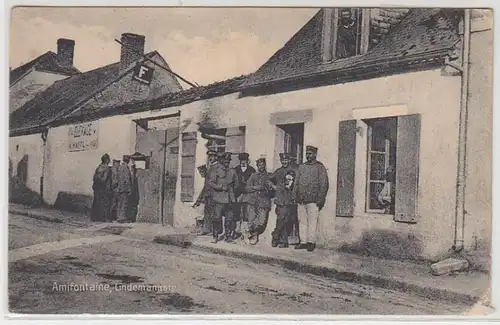 54439 Feldpost Ak Amifontaine Lindemannstrasse 1915