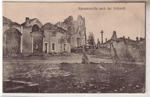 54402 Ak Remenonville après la bataille France France 1917