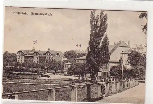 54372 Ak Großenhain Bobersbergstrasse um 1910