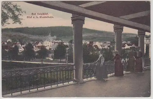 54358 Ak Bad Salzschirf Vue de la voie de changement vers 1910