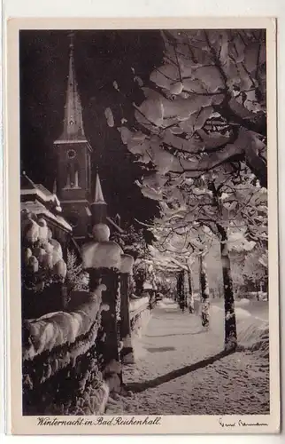 54349 Ak Wintermarkt in Bad Reichenhall 1956