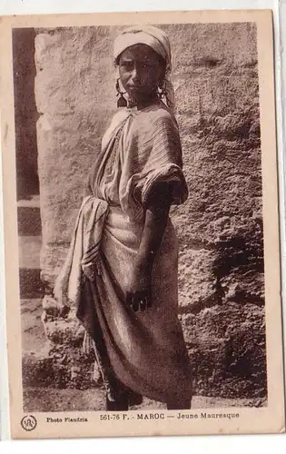 54340 Ak eines deutschen Fremdenlegionärs aus Marokko junge Marokkanerin 1928