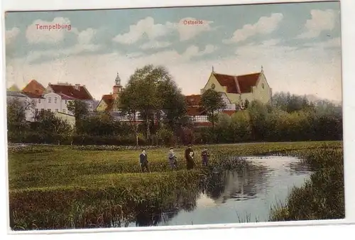 54303 Ak Tempelburg près de Neustettin dans Poméranie Est, 1910