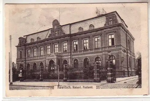 54301 Feldpost Ak Rawitsch kaiserliches Postamt 1915