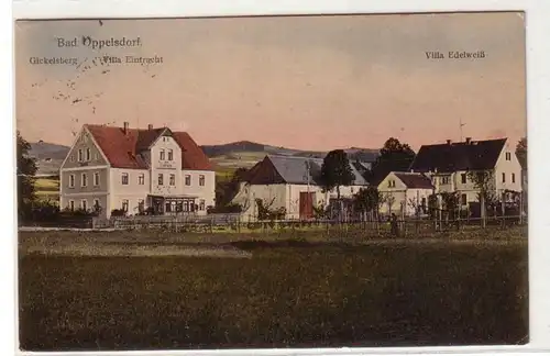 54293 Ak Bad Opppelsdorf Gickelsberg, Villa Edelweiss 1925
