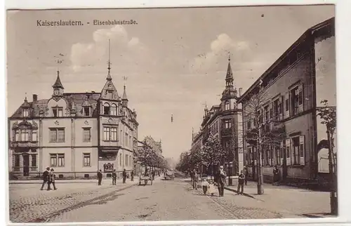 54288 Ak Kaiserslautern Railstrasse 1913