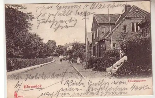 54212 Ak Ahrensbök in Schleswig Holstein Fleckenstrasse 1904