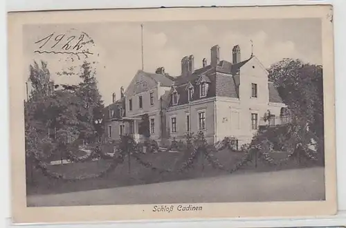 54204 Ak Château Cadinen dans l'ouest de la Prusse 1922