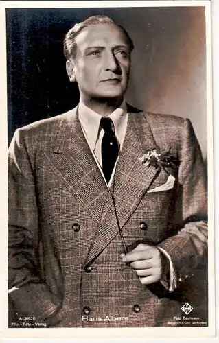 54132 UFA Schauspieler Ak Hans Albers um 1935