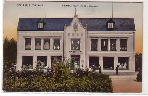 54130 Ak Gruß aus Taarstedt Kaufhaus Taarstedt H. Michelsen 1914